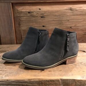 Blondo Charcoal Ankle Booties